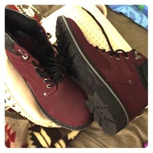 Red boots